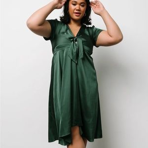 Baltic Born Satin Midi Dress Wedding guest or bridesmaid